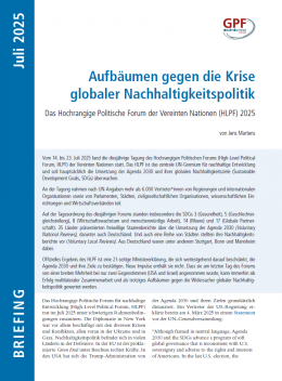 Aufbäumen gegen die Krise globaler Nachhaltigkeitspolitik